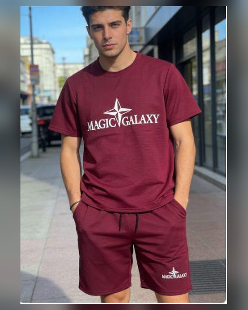 طقم MAGIC GALAXY — عنابي